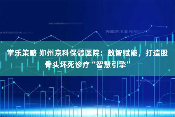 掌乐策略 郑州京科保髋医院：数智赋能，打造股骨头坏死诊疗“智慧引擎”