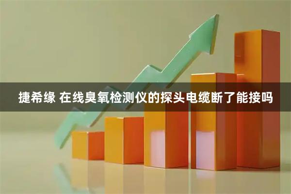 捷希缘 在线臭氧检测仪的探头电缆断了能接吗